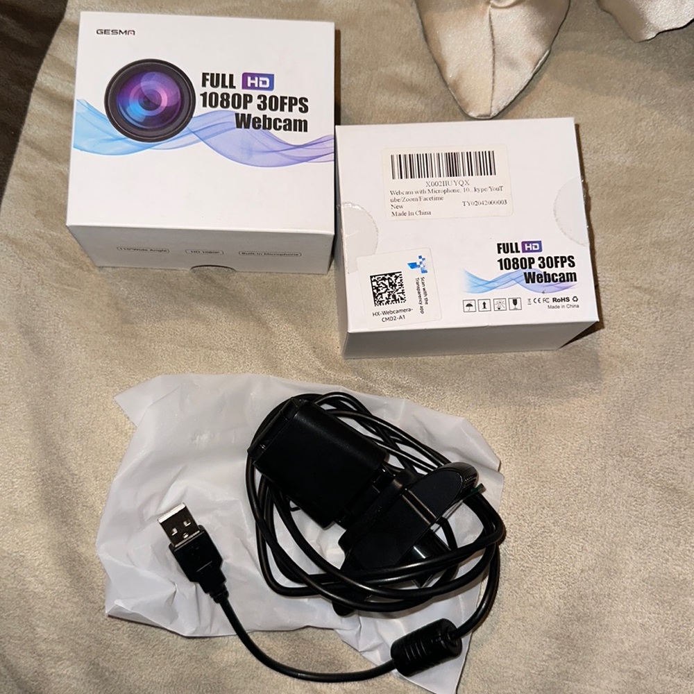 Webcam Full HD 1080P 30FPS New in Box Never Used